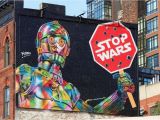 New York Murals for Walls Stop Wars" by Kobrastreetart In New York Locatio