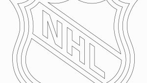 Nhl Hockey Coloring Pages to Print Nhl Logo Coloring Page