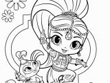 Nick Jr Shimmer and Shine Coloring Pages Nick Jr Shimmer and Shine Free and Printable