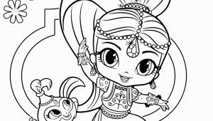 Nick Jr Shimmer and Shine Coloring Pages Nick Jr Shimmer and Shine Free and Printable