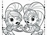 Nick Jr Shimmer and Shine Coloring Pages Shimmer and Shine Coloring Pages to Print Coloring Pages