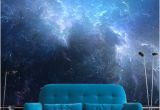 Night Sky Wall Mural Night Sky with Nebula Wall Mural