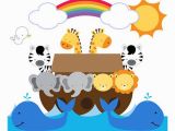 Noah S Ark Wall Mural Kit Details About Noahs Ark Wall Mural Decals Bible Story Baby Nursery