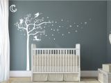 Nursery Wall Murals Uk Premium Fairy Stars & Moon Tree Quality Vinyl Matte Wall Decal