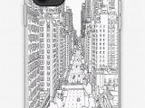 Nyc Coloring Pages for Kids Adult Coloring Pages New York iPhone Case by Yuna26