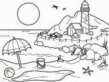 Ocean Scenes Coloring Pages Coloring Pages Summer Season Pictures for Kids Drawing Free