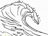 Ocean Waves Coloring Pages Line Free Clipart 128