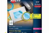 Officemax Color Printing Cost Per Page Avery Print to the Edge Permanent Laser Shipping Labels 6878 3 34 X