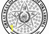 Oklahoma State Seal Coloring Page 114 Best U S State Seals Images On Pinterest