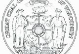 Oklahoma State Seal Coloring Page Delaware Flag Coloring Page United States State Symbols Printables