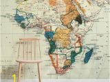 Old Map Wall Mural Vintage Map Of Africa Wall Mural