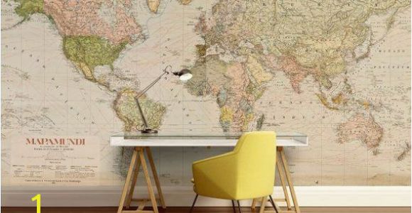 Old Map Wall Mural World Map Wall Decal Wallpaper World Map Old Map Wall