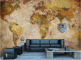 Old World Map Wall Mural Vintage World Map Wall Mural In 2019 Dorm Stuff