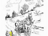 One Horse Open Sleigh Coloring Page Christmas Mandala Coloring Pages Reindeer and Christmas Flower