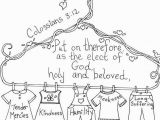 Open Bible Coloring Page Colossians 3 12 Bible Coloring Page