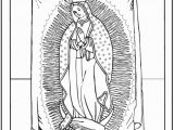 Our Lady Of Guadalupe Coloring Page Lady Guadalupe Coloring Page Juan Diego Tilma