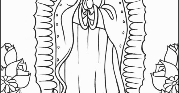 Our Lady Of Guadalupe Coloring Page Our Lady Of Guadalupe Coloring Page thecatholickid