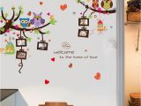 Owl Peel and Stick Wall Mural Shop Cartoon Owl Diy Wall Stickers for Kids Rooms Murals