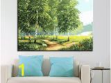 Paint by Number Wall Mural Kits Adults Oil Painting by Numbers Diy Digit Kits Coloring forest Road Canvas Home Decor Wall Abstract Tree Scenery Framework