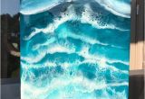 Painted Ocean Wall Murals Seascape Painting Resin Painting Ocean Painting Ocean Art