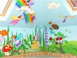 Painted Wall Murals for Kids Cartoon Characters or Animals Mural Painting for the Kids Room