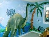 Painted Wall Murals for Kids Kids Dinosaur Wall Mural Covering Rooms Kids Bathroom