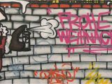 Painting Mural On Brick Wall Bis Mittag Trubel Dann Besinnung Kreis Emmendingen