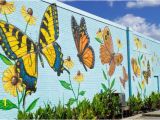 Painting Murals On Outside Walls Lovely butterfly Mural by Artist Chip Wilkinson In south norfolk