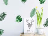 Palm Tree Mural Decal Yanqiao nordic Style Palm Tree Leaves Wall Sticker Art Decor Home