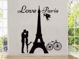 Paris Wall Murals Cheap New Design Angels Love Paris Wall Decals Lover Kissing and Bike Home Decor Wall Art Sticker Diy Australia 2019 From Langru1002 Au $7 54