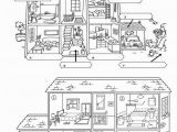 Parts Of the House Coloring Pages Parts Of the House English Pinterest