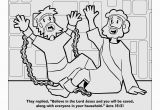 Paul and Silas In Jail Coloring Page Paul and Silas In Jail Free Coloring Page Coloring Home