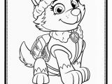 Paw Patrol Coloring Pages Everest Paw Patrol Coloring Pages