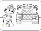 Paw Patrol Fire Truck Coloring Page Paw Patrol Birthday