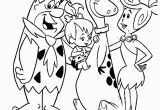 Pebbles Flintstone Coloring Pages Flintstones Coloring Page