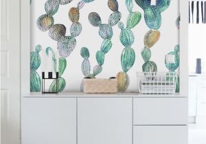 Peel and Stick Murals for Walls Awesome Cactus Wallpaper Metallic Look Cactus Decal Peel and Stick Removable Wallpaper Wall Mural 41 sold by Lovecoloray
