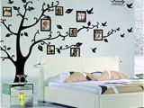 Peelable Wall Murals X Diy Family Tree Wall Art Stickers Removable Vinyl Black