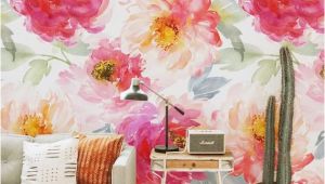 Peony Flower Mural Wall Art Wallpaper Boho Wallpaper Boho Flowers Peony Wallpaper Peonies Wall