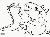 Peppa Pig Baby Alexander Coloring Pages Draw Baby Alexander and the Dino