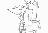 Perry the Platypus Phineas and Ferb Coloring Pages Free Printable Perry the Platypus Coloring Pages for Kids