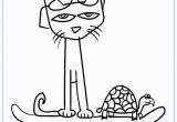 Pete the Cat and His Magic Sunglasses Coloring Page the Pete with His Magic Sunglasses Coloring Page In 2020