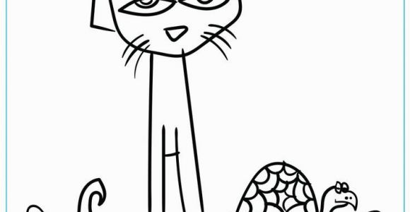 Pete the Cat and His Magic Sunglasses Coloring Page the Pete with His Magic Sunglasses Coloring Page In 2020