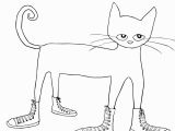 Pete the Cat Coloring Page Shoes Pete the Cat I Love My White Shoes Coloring Page