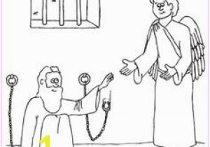 Peter and John In Jail Coloring Page 82 Best Peter Escapes Images On Pinterest