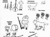Peter and the Wolf Coloring Pages Peter and the Wolf Flashcards for Matching Characters to