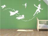Peter Pan Wall Murals Peter Pan Wall Decal Vinyl Stickers Baby Nursery Bedroom Wall Art
