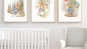 Peter Rabbit Wall Murals Peter Rabbit Set Of 3 Nursery Printables Set Of 3 Prints Set Of