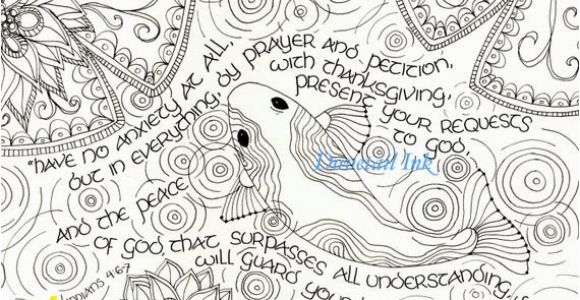 Philippians 4 4 Coloring Page Printable Philippians 4 6 7 Scripture Art Coloring Page for Grownups