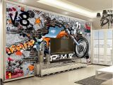 Photo Collage Wall Mural 3d Home Wallpaper Cool Retro Motorcycle Indoor Tv Background Wall Decoration Mural Wallpaper Wild Screen Wallpaper Window Wallpaper From Yunlin189