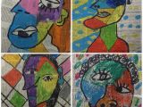 Picasso Cubism Coloring Pages Experimentando Con El Cubismo Picasso Cubism Pinterest